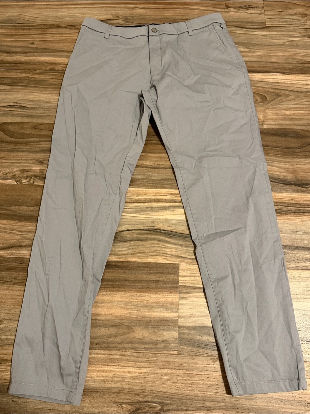 Birddogs Pants Mens 36x32 Gray Stretch Chino Casual Athletic Golf